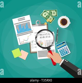 Analysing financial data with a magnifying glass