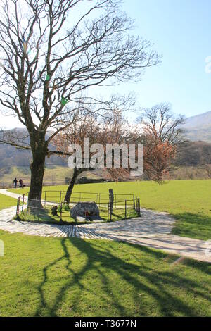 Beddgelert in Snowdonia Stock Photo