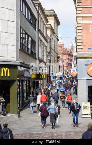 Exchange Walk Nottingham City Centre,uk Stock Photo - Alamy