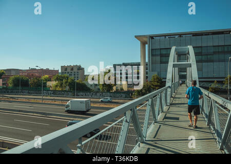 Close-up of the Guardrail of a Pedestrian Bridge Stock Photo - Image of  concrete, walkway: 212464294