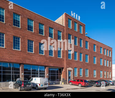 Plant Chicago, former meatpacking facility converted into a vertical farm and sustainable business complex Stock Photo