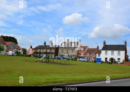 Village Green at Walberswick, near Southwold, Suffolk, UK Stock Photo