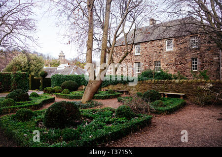 Edinburgh (Scotland) - Canongate, Dunbars Close Garden Stock Photo