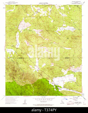 Aguanga California map 1954 - Usgs Topo Map California Ca Aguanga 287839 1954 24000 Restoration T374py