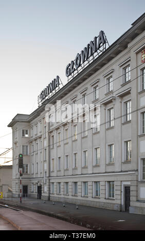 Railway station Gdynia Glowna – main railway station in Gdynia. Poland Stock Photo