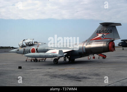 Japanische Luftwaffe JASDF Lockheed F-104DJ Starfighter Stock Photo