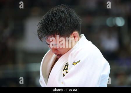 Fukuoka, Japan. 7th Apr, 2019.  Hifumi Abe Judo : All Japan Selected Judo Championships Men's -66kg Award Ceremony in Fukuoka, Japan . Credit: YUTAKA/AFLO SPORT/Alamy Live News Stock Photo