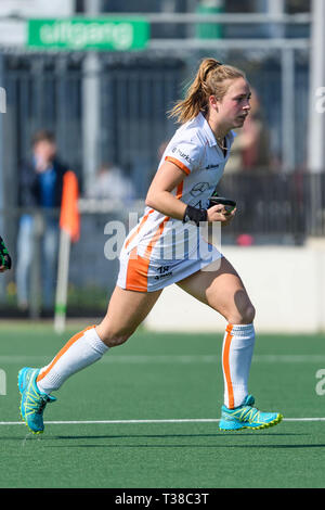 Amsterdam, Netherlands. 12th May, 2019. Livera Hoofdklasse Hockey Dames  Seizoen 2018-2019. Venue: Wagener Stadion. Amelia Katerla during the game  AH&BC Amsterdam vs GHHC Groningen. Credit: Pro Shots/Alamy Live News Stock  Photo - Alamy