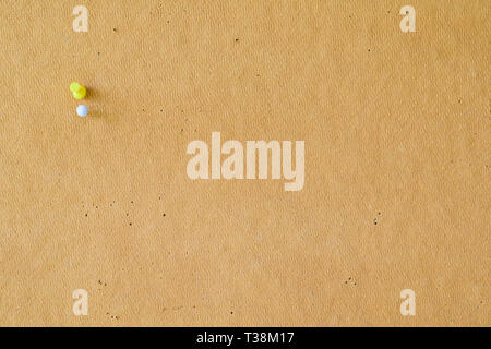 Empty bulletin board background texture, natural cork board Stock Photo