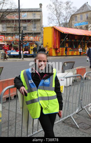 UK, England, Lancashire, Ramsbottom, Market Place, Civic Hall ...