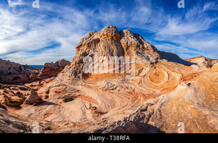 White Pocket in Vermillion Cliffs National Monument, Arizona, USA Stock Photo