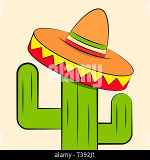 Sombrero Mexican Hat Colorful Vector Icons For Apps And Websites Stock Vector