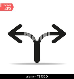 Arrow Icon in trendy flat style isolated on grey background. Arrow symbol for your web site design, logo, app, UI. Vector illustration, EPS10. Stock Vector