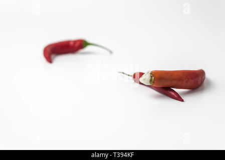 Red chili pepper deformed shape Stock Photo - Alamy