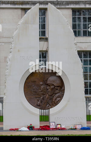Iraq and Afghanistan Memorial, Victoria Embankment Gardens, London, Friday, March 22, 2019.Photo: David Rowland / One-Image.com Stock Photo