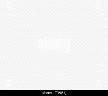 Seamless background of textured white paper napkin. Texture embossed square shape. Tissue paper web page fill pattern Stock Vector