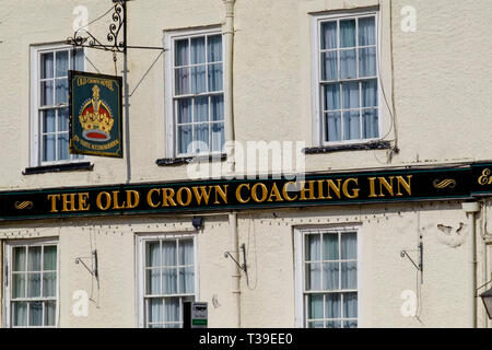 The Old Crown Coaching Inn, Faringdon, Oxfordshire, England UK Stock ...