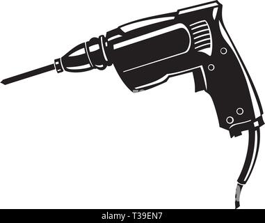 Drill Illustration Stock Vector