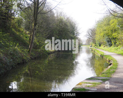 Macclesfield Canal, Bollington, Cheshire, UK Stock Photo