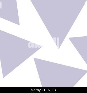 Pale Blue Triangle Pattern of Geometric Shapes in Random on White Isolated Design business concept Empty template copy space text for Ad website isola Stock Vector