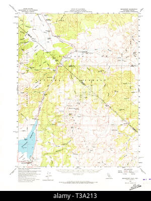 Usgs Topo Map California Ca Bridgeport 296909 1958 62500 Restoration T3a213 