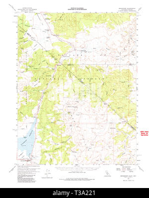 Usgs Topo Map California Ca Bridgeport 296912 1958 62500 Restoration T3a221 