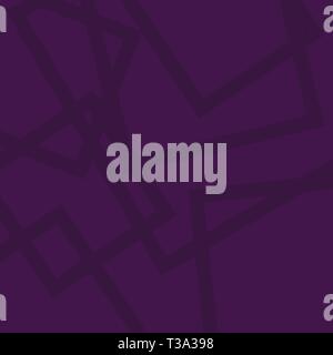 Geometric Outlined Shape in Disarray in Violet Monochrome Abstract Pattern Design business concept Empty copy text for Web banners promotional materia Stock Vector