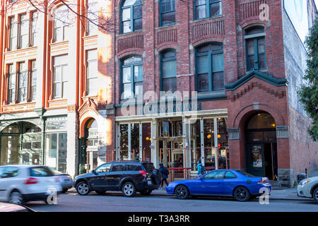 Seattle, WA - March 2019: Belltown Pub storefront in Seattle on a beautiful day. Stock Photo