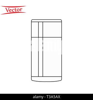 Disposable coffee cup icon. cup of coffee tea with steam thin line outline icon eps10 Stock Vector