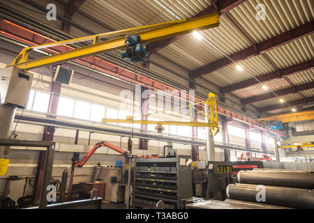 Interior of factory Stock Photo