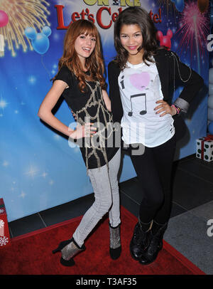 Bella Thorne, Zendaya Coleman  - Let s Celebrate Disney On Ice at the Nokia Plaza in Los Angeles.Bella Thorne, Zendaya Coleman 52  Event in Hollywood Life - California, Red Carpet Event, USA, Film Industry, Celebrities, Photography, Bestof, Arts Culture and Entertainment, Topix Celebrities fashion, Best of, Hollywood Life, Event in Hollywood Life - California, Red Carpet and backstage, movie celebrities, TV celebrities, Music celebrities, Topix, actors from the same movie, cast and co star together.  inquiry tsuni@Gamma-USA.com, Credit Tsuni / USA, 2010 - Group, TV and movie cast Stock Photo