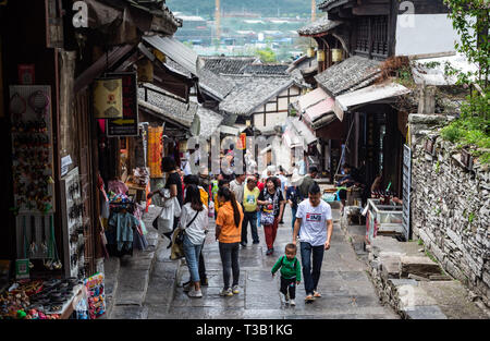 Guiyang, China's Guizhou Province. 8th May, 2024. Chen Yinfu makes an ...