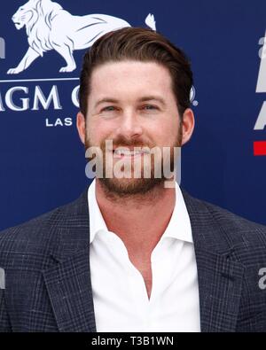 Las Vegas, NV, USA. 7th Apr, 2019. Riley Green at arrivals for 54th Academy Of Country Music (ACM) Awards - Arrivals 3, MGM Grand Garden Arena, Las Vegas, NV April 7, 2019. Credit: JA/Everett Collection/Alamy Live News Stock Photo