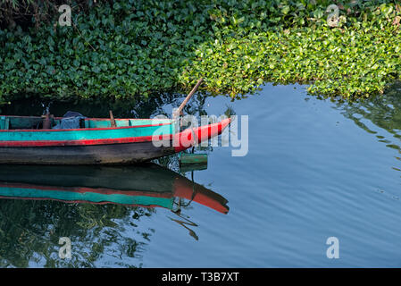 Boat on Kaptai Lake, Rangamati, Chittagong Division, Bangladesh Stock Photo