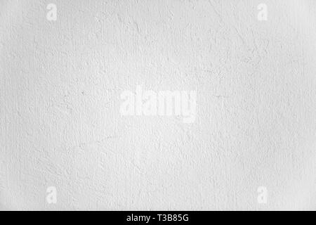 Clear white cement wall random texture. Stock Photo