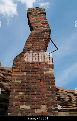 Wonky Chimney Stock Photo