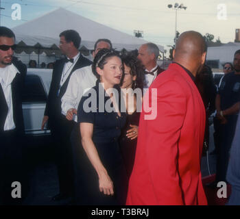 LOS ANGELES, CA - MARCH 15: Actress Rosie Perez and singer Madonna attend the Eighth Annual Soul Train Music Awards on March 15, 1994 at the Shrine Auditorium in Los Angeles, California. Photo by Barry King/Alamy Stock Photo Stock Photo