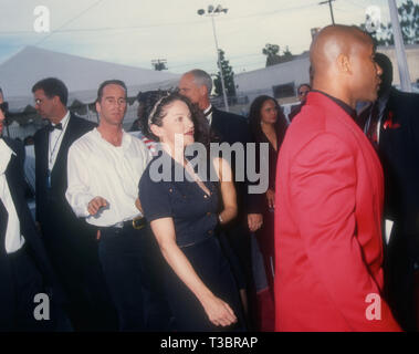 LOS ANGELES, CA - MARCH 15: Actress Rosie Perez and singer Madonna attend the Eighth Annual Soul Train Music Awards on March 15, 1994 at the Shrine Auditorium in Los Angeles, California. Photo by Barry King/Alamy Stock Photo Stock Photo