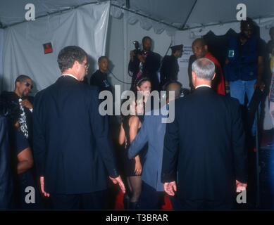 LOS ANGELES, CA - MARCH 15: Actress Rosie Perez and singer Madonna attend the Eighth Annual Soul Train Music Awards on March 15, 1994 at the Shrine Auditorium in Los Angeles, California. Photo by Barry King/Alamy Stock Photo Stock Photo