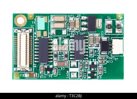 Small Circuit board closeup Stock Photo