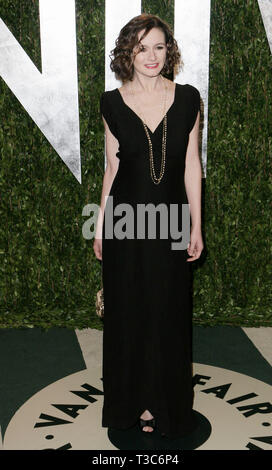 Emily Mortimer arriving at the Vanity Fair Oscar Party held at the ...