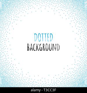Dotted pattern. Randomly disposed spots. Dots background. Stock Vector
