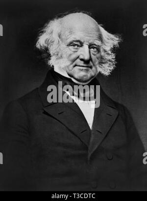 Martin Van Buren (1782-1862), 8th President of the United States, 1837-1841, Portrait, Mathew Brady, 1855-58 Stock Photo