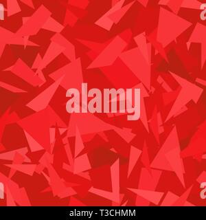 Modern Colored Pattern. Seamless Red Texture Stock Vector