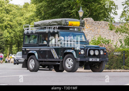 Land Rover 110 Defender County SW TDi from 1987. Stock Photo
