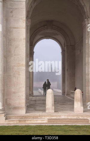 Faubourg D'Amiens War Cemetery, Arras, Northern France Stock Photo