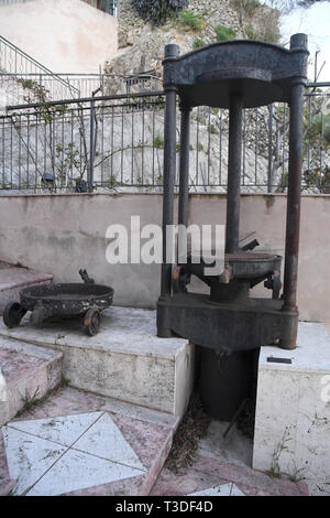 Bova  Reggio Calabria Italy - Path of Farmer's Culture,oil press Credit Giuseppe Andidero Stock Photo