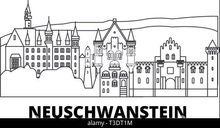 Neuschwanstein Castle Stock Vector Image Art Alamy