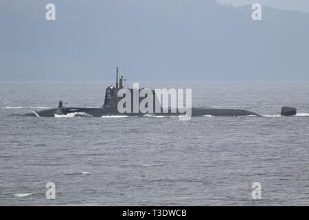 Royal Navy submarine HMS Astute Stock Photo - Alamy