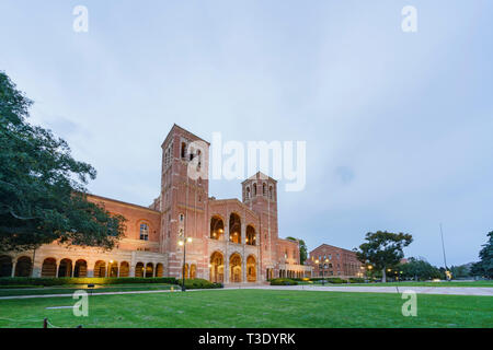 Los Angeles, APR 4: Exterior view of the Royce Hall on APR 4, 2019 at Los Angeles, California Stock Photo